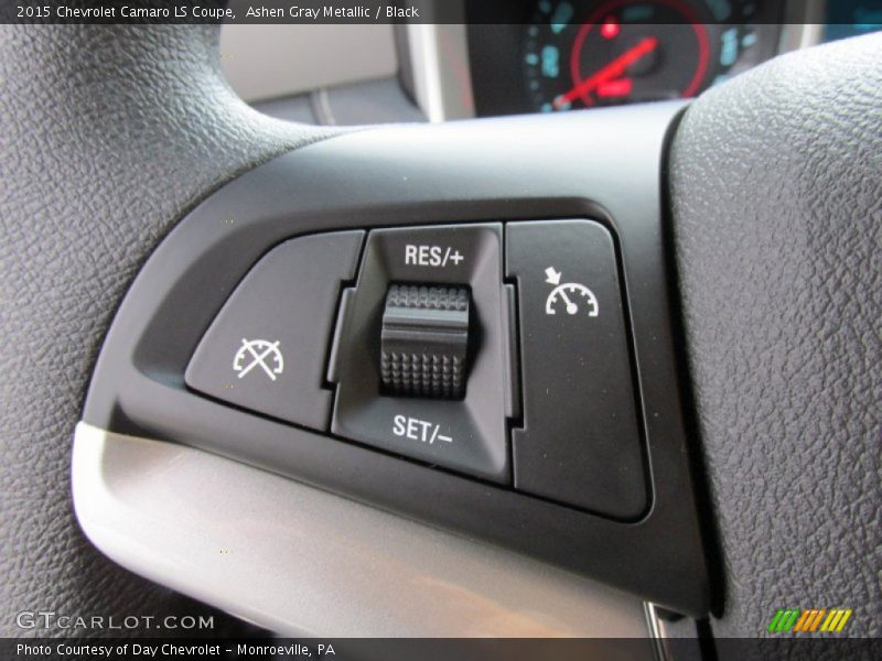 Ashen Gray Metallic / Black 2015 Chevrolet Camaro LS Coupe