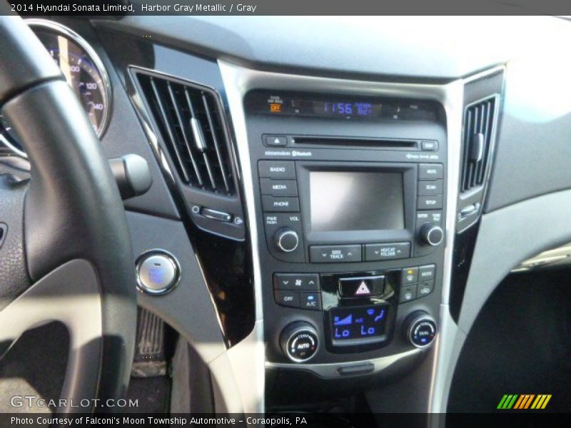 Harbor Gray Metallic / Gray 2014 Hyundai Sonata Limited