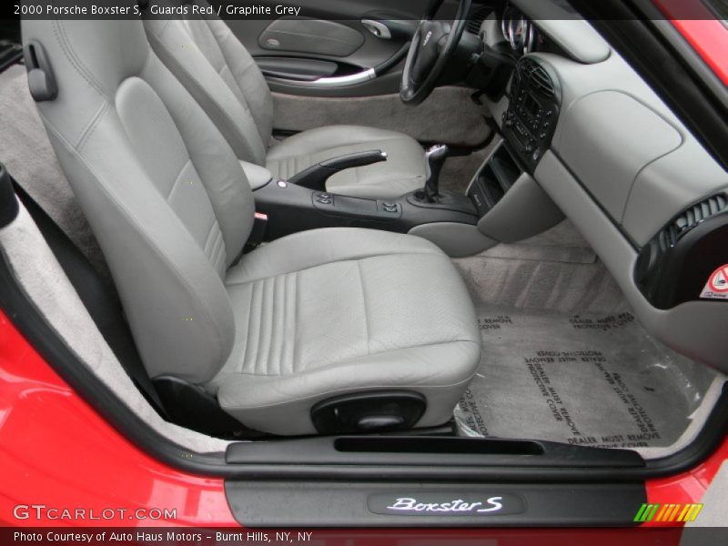 Guards Red / Graphite Grey 2000 Porsche Boxster S