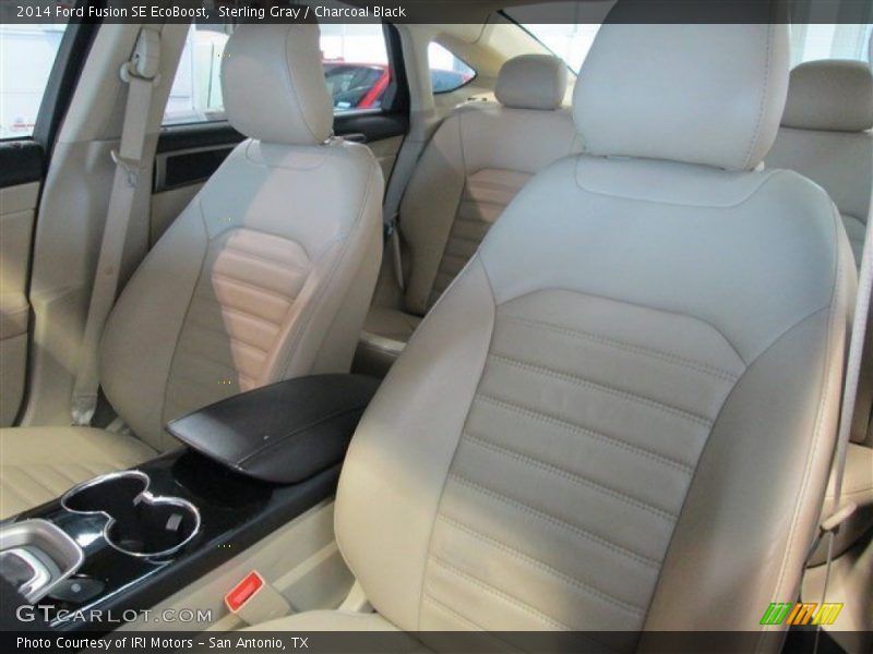 Sterling Gray / Charcoal Black 2014 Ford Fusion SE EcoBoost