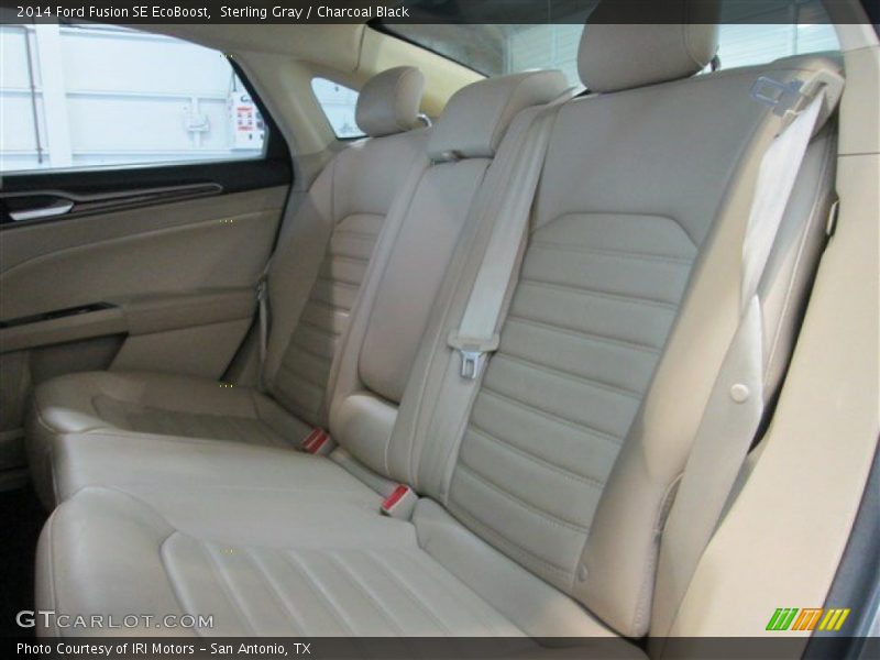 Sterling Gray / Charcoal Black 2014 Ford Fusion SE EcoBoost
