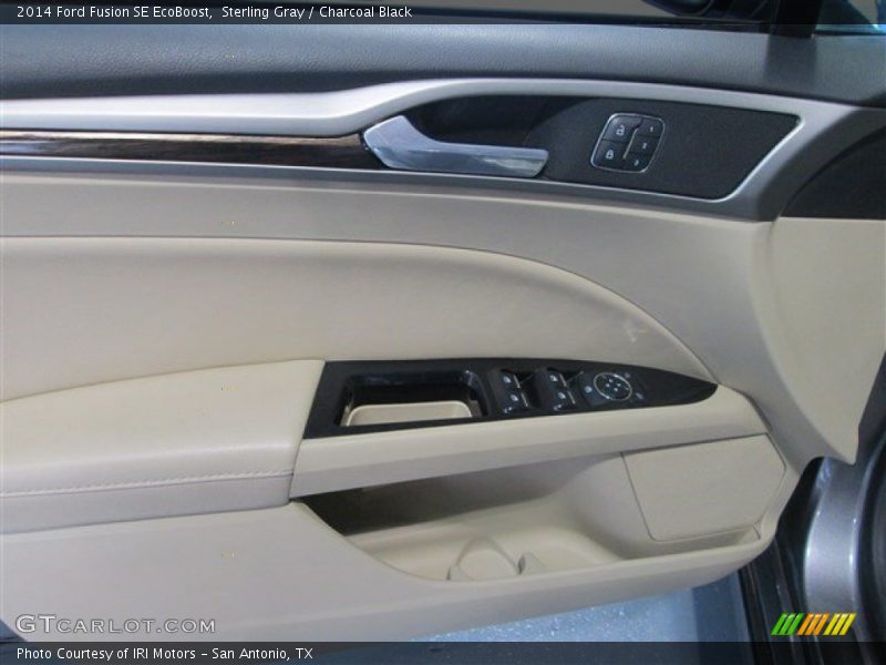 Sterling Gray / Charcoal Black 2014 Ford Fusion SE EcoBoost