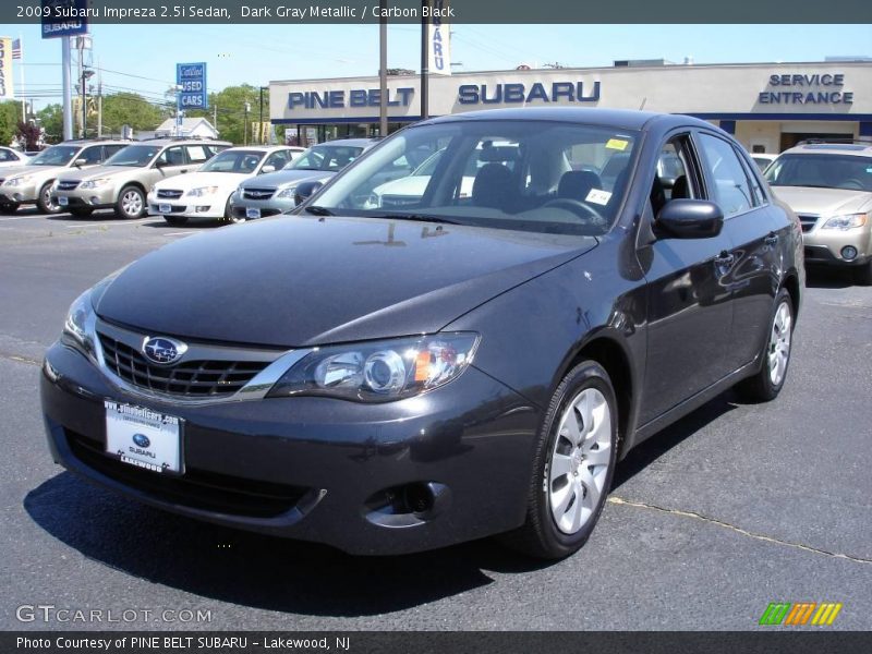 Dark Gray Metallic / Carbon Black 2009 Subaru Impreza 2.5i Sedan