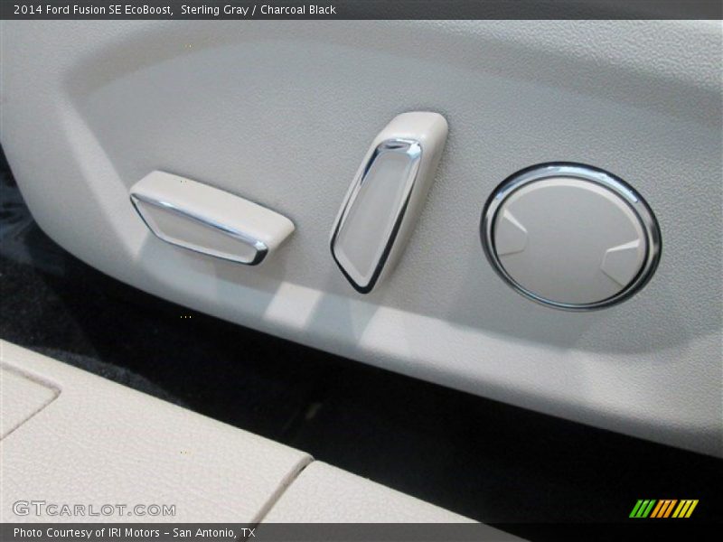 Sterling Gray / Charcoal Black 2014 Ford Fusion SE EcoBoost