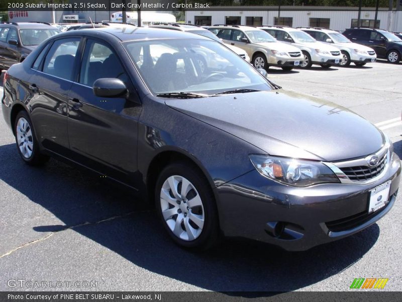 Dark Gray Metallic / Carbon Black 2009 Subaru Impreza 2.5i Sedan