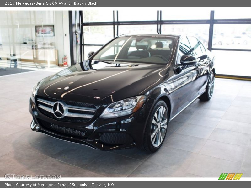 Black / Black 2015 Mercedes-Benz C 300 4Matic