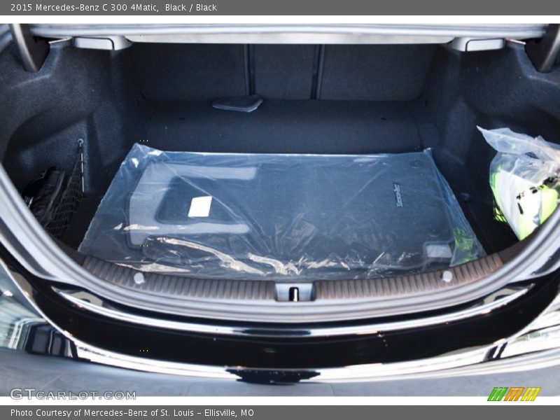Black / Black 2015 Mercedes-Benz C 300 4Matic