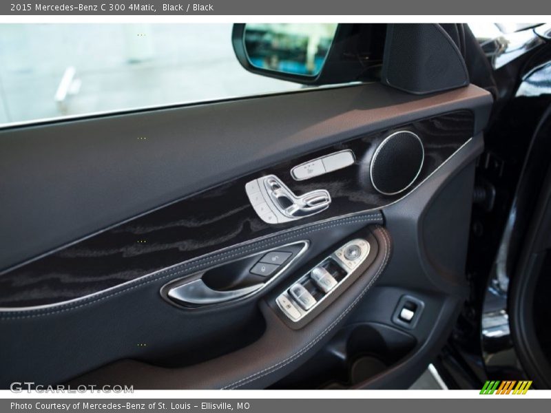 Black / Black 2015 Mercedes-Benz C 300 4Matic