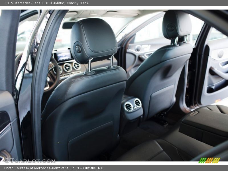 Black / Black 2015 Mercedes-Benz C 300 4Matic