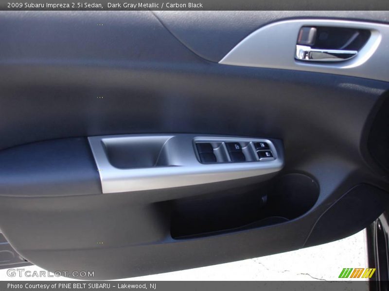 Dark Gray Metallic / Carbon Black 2009 Subaru Impreza 2.5i Sedan