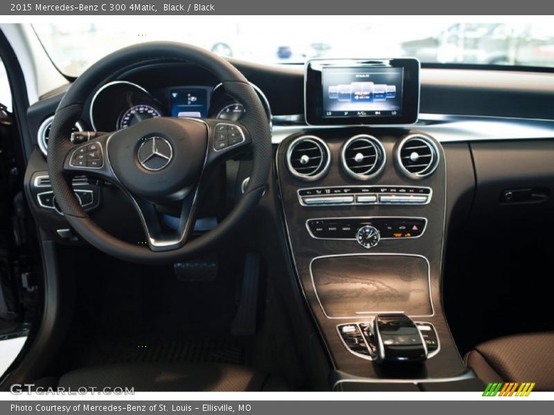 Black / Black 2015 Mercedes-Benz C 300 4Matic