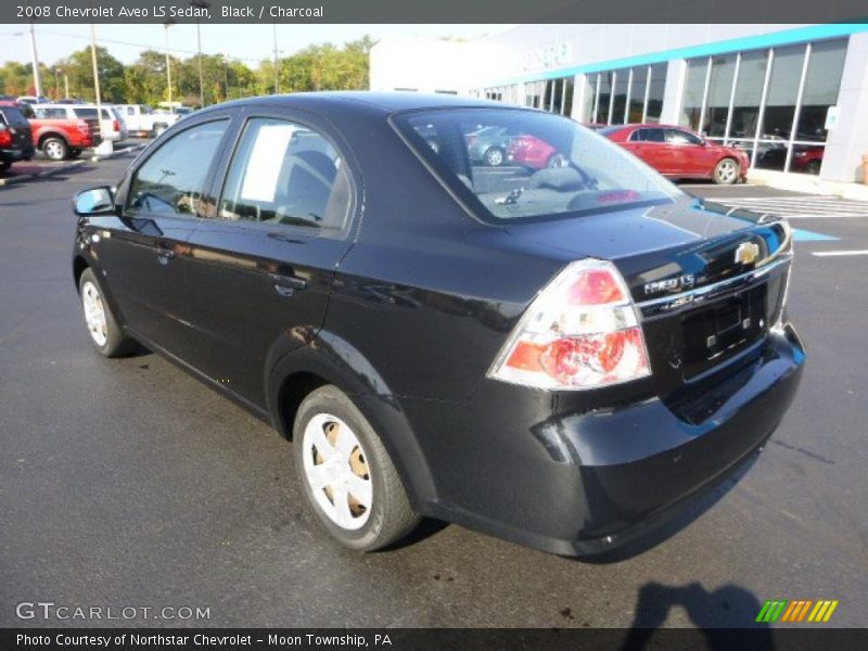 Black / Charcoal 2008 Chevrolet Aveo LS Sedan