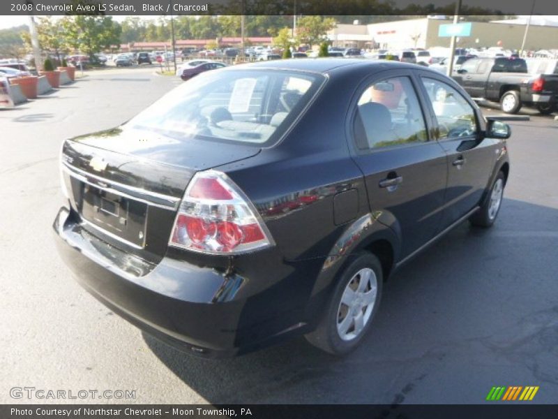 Black / Charcoal 2008 Chevrolet Aveo LS Sedan