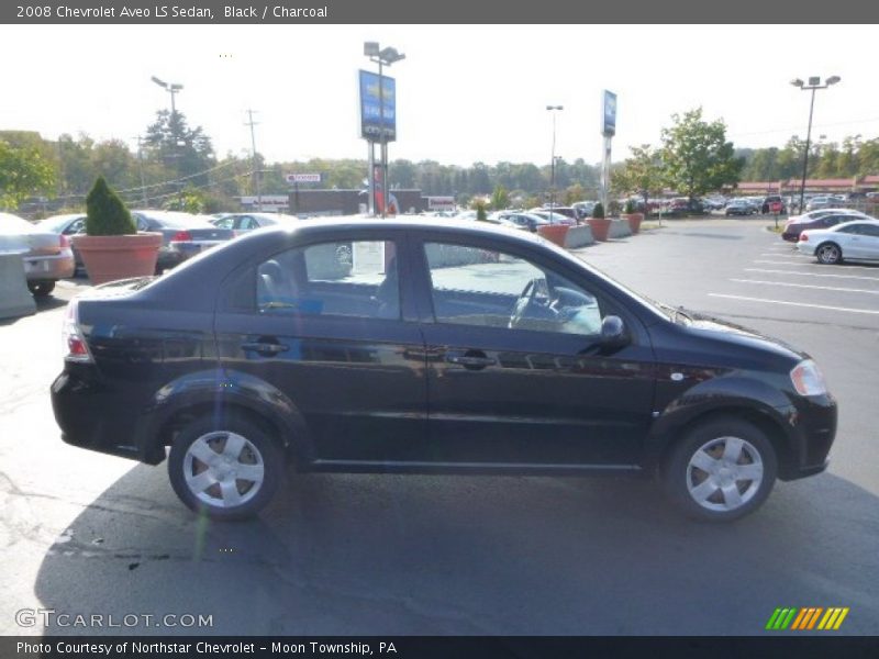 Black / Charcoal 2008 Chevrolet Aveo LS Sedan