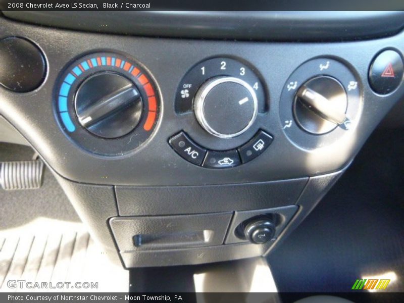 Black / Charcoal 2008 Chevrolet Aveo LS Sedan