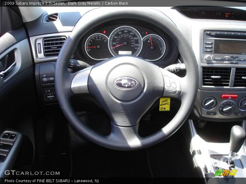 Dark Gray Metallic / Carbon Black 2009 Subaru Impreza 2.5i Sedan