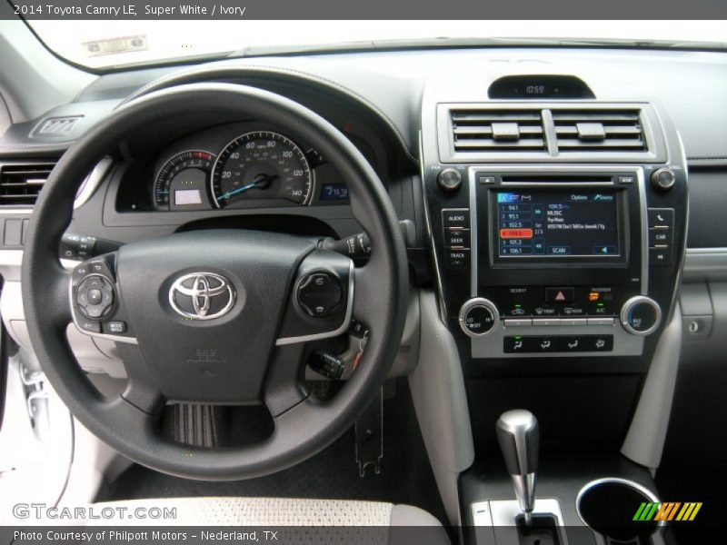 Super White / Ivory 2014 Toyota Camry LE