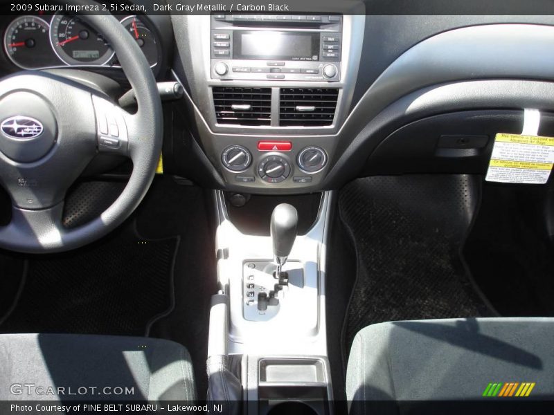 Dark Gray Metallic / Carbon Black 2009 Subaru Impreza 2.5i Sedan