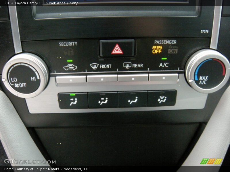 Super White / Ivory 2014 Toyota Camry LE
