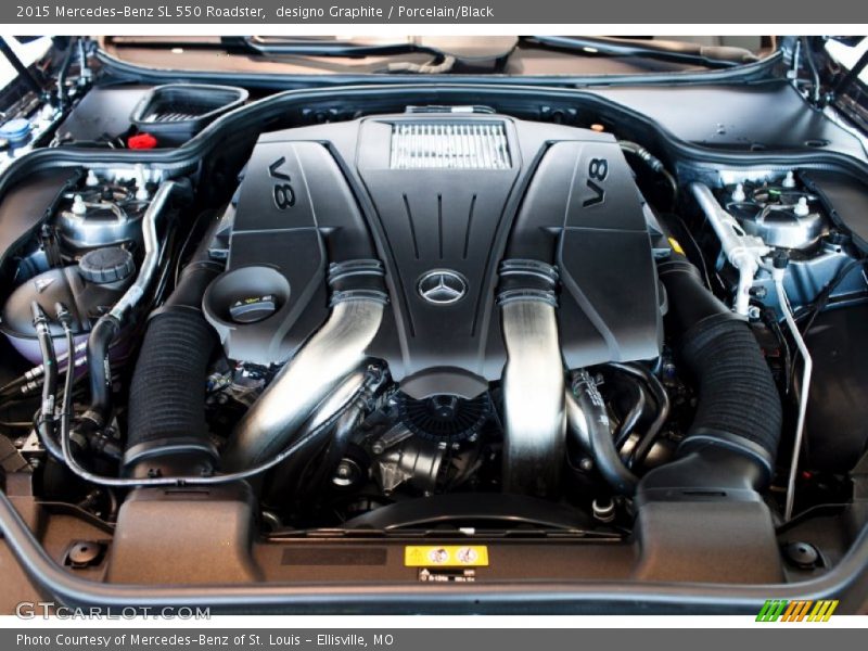  2015 SL 550 Roadster Engine - 4.7 Liter biturbo DOHC 32-Valve VVT V8