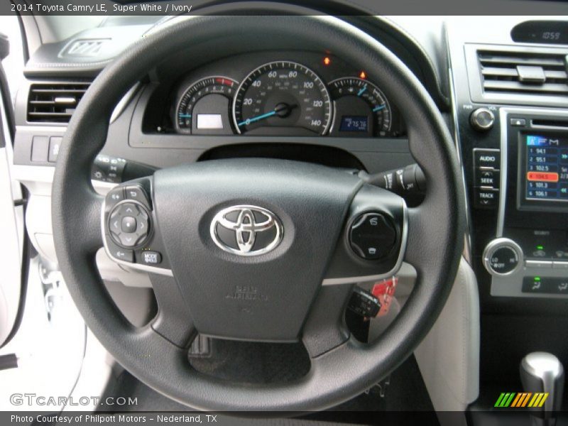 Super White / Ivory 2014 Toyota Camry LE