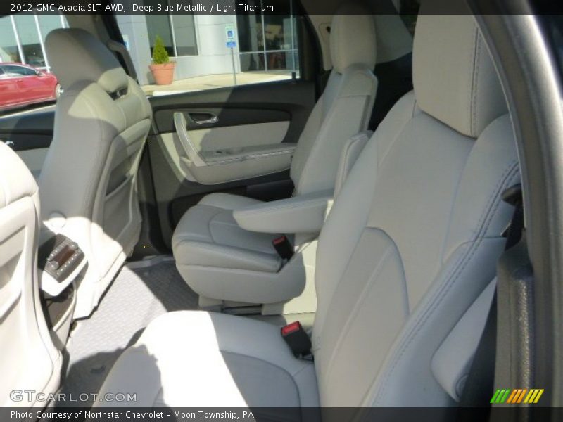 Deep Blue Metallic / Light Titanium 2012 GMC Acadia SLT AWD