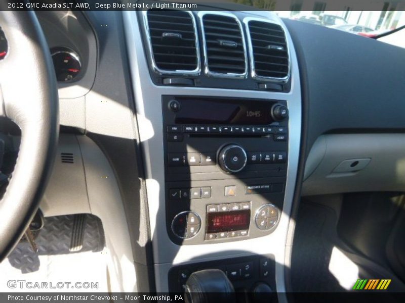 Deep Blue Metallic / Light Titanium 2012 GMC Acadia SLT AWD