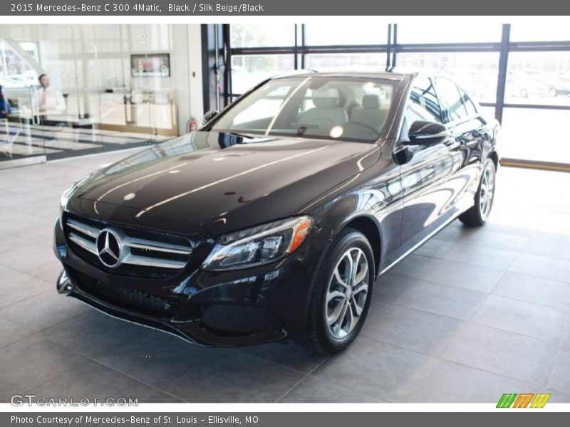 Black / Silk Beige/Black 2015 Mercedes-Benz C 300 4Matic