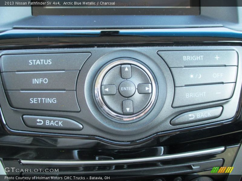 Arctic Blue Metallic / Charcoal 2013 Nissan Pathfinder SV 4x4