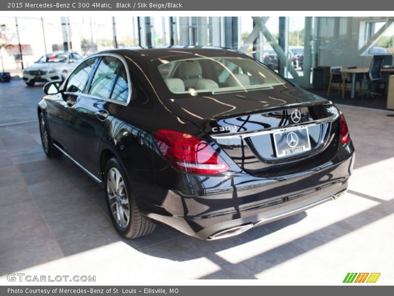 Black / Silk Beige/Black 2015 Mercedes-Benz C 300 4Matic
