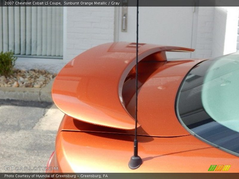 Sunburst Orange Metallic / Gray 2007 Chevrolet Cobalt LS Coupe