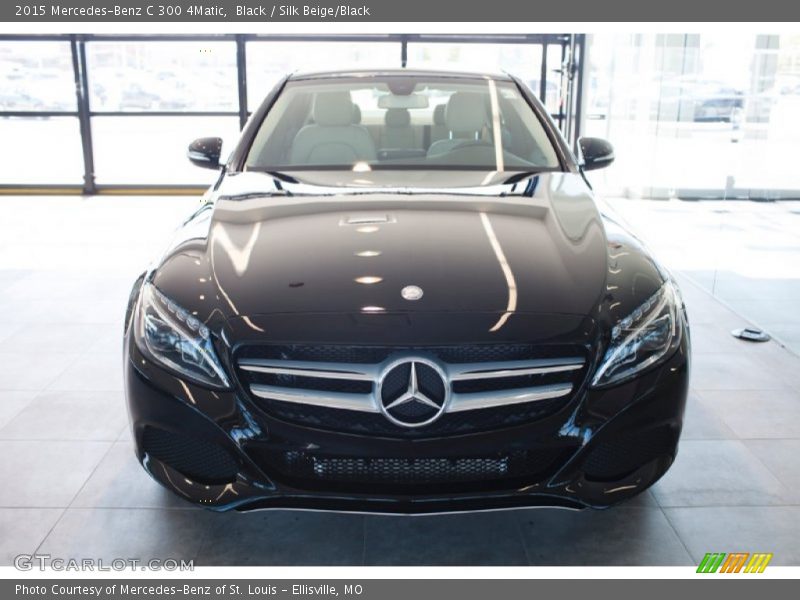 Black / Silk Beige/Black 2015 Mercedes-Benz C 300 4Matic