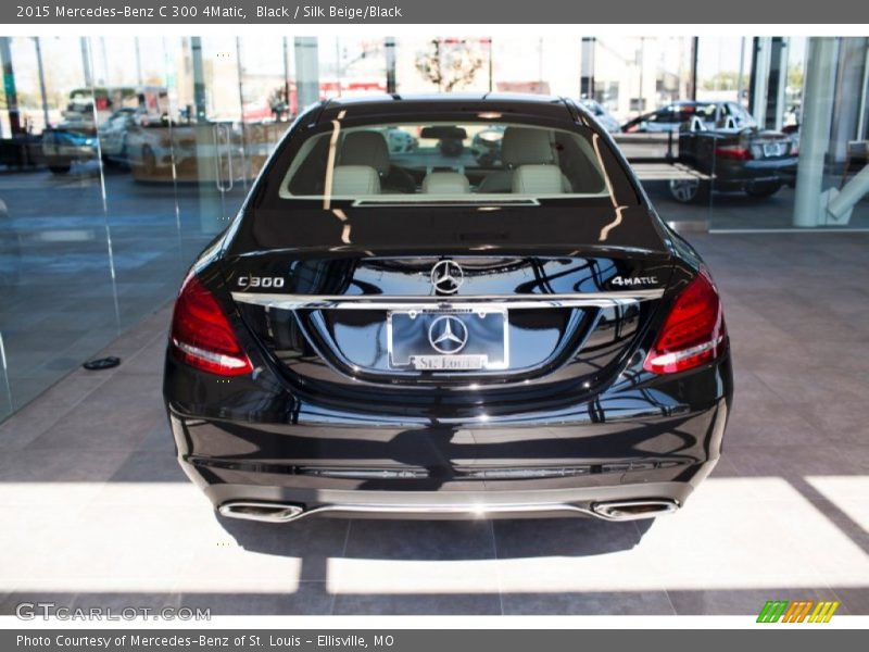Black / Silk Beige/Black 2015 Mercedes-Benz C 300 4Matic