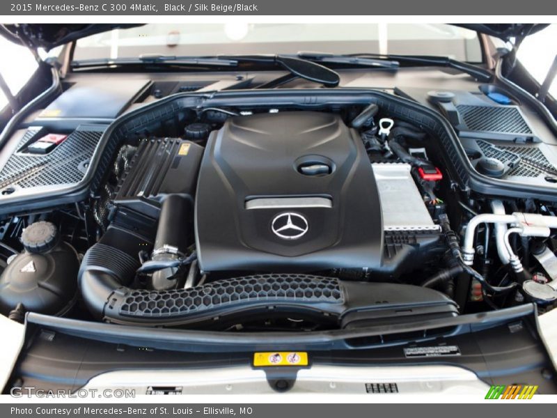 Black / Silk Beige/Black 2015 Mercedes-Benz C 300 4Matic