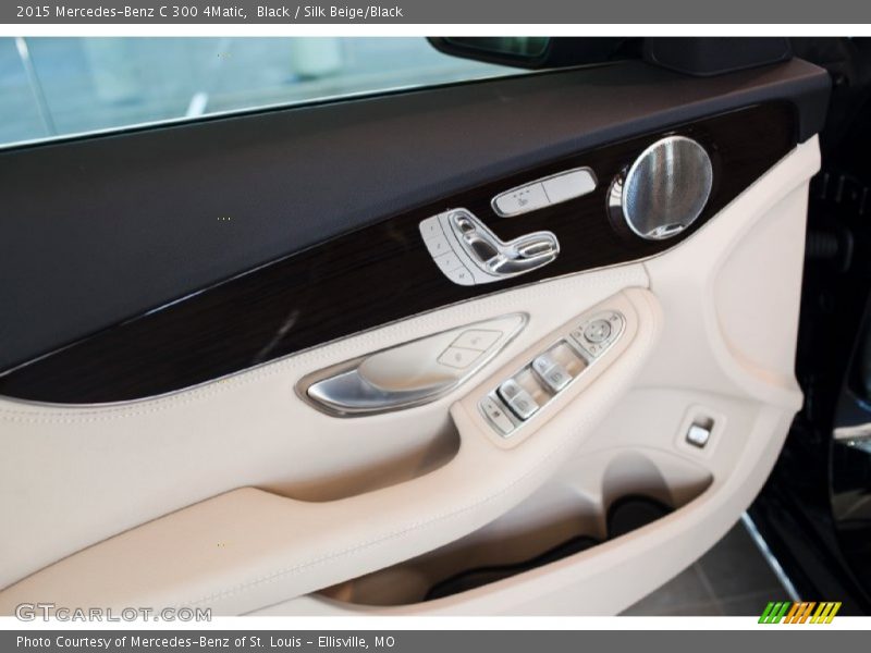 Black / Silk Beige/Black 2015 Mercedes-Benz C 300 4Matic