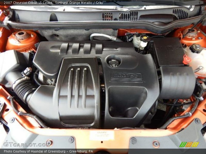 Sunburst Orange Metallic / Gray 2007 Chevrolet Cobalt LS Coupe