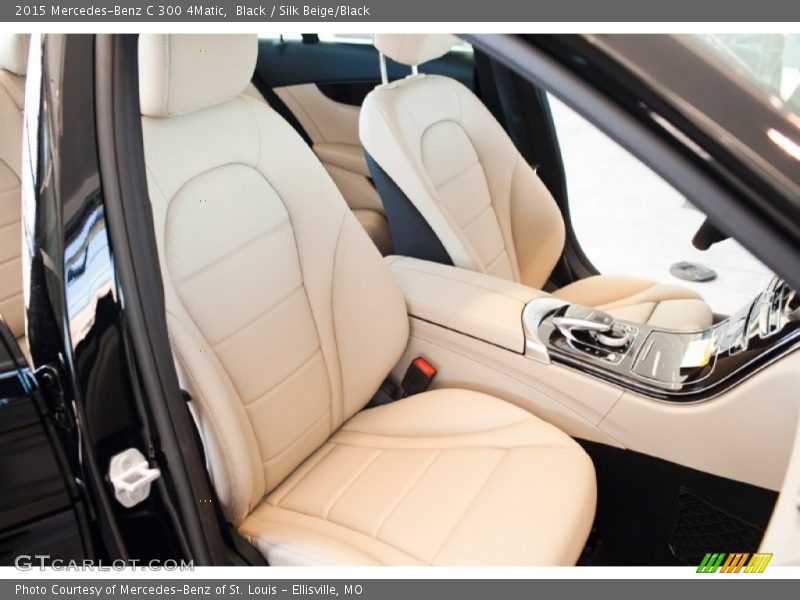 Black / Silk Beige/Black 2015 Mercedes-Benz C 300 4Matic