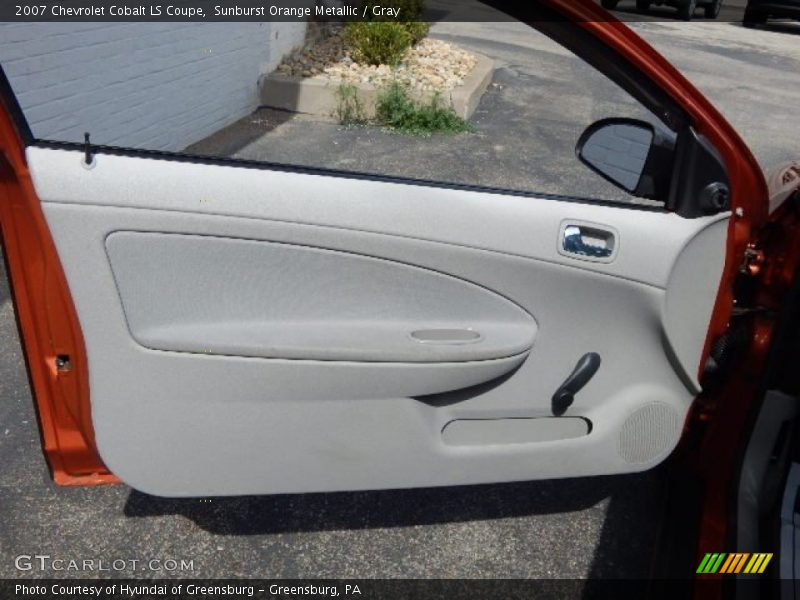 Sunburst Orange Metallic / Gray 2007 Chevrolet Cobalt LS Coupe