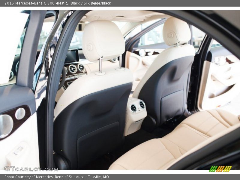 Black / Silk Beige/Black 2015 Mercedes-Benz C 300 4Matic