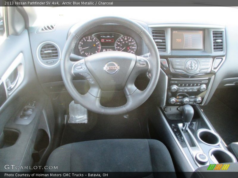 Arctic Blue Metallic / Charcoal 2013 Nissan Pathfinder SV 4x4