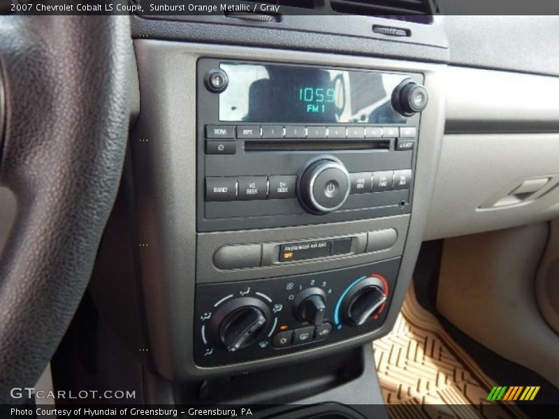 Sunburst Orange Metallic / Gray 2007 Chevrolet Cobalt LS Coupe
