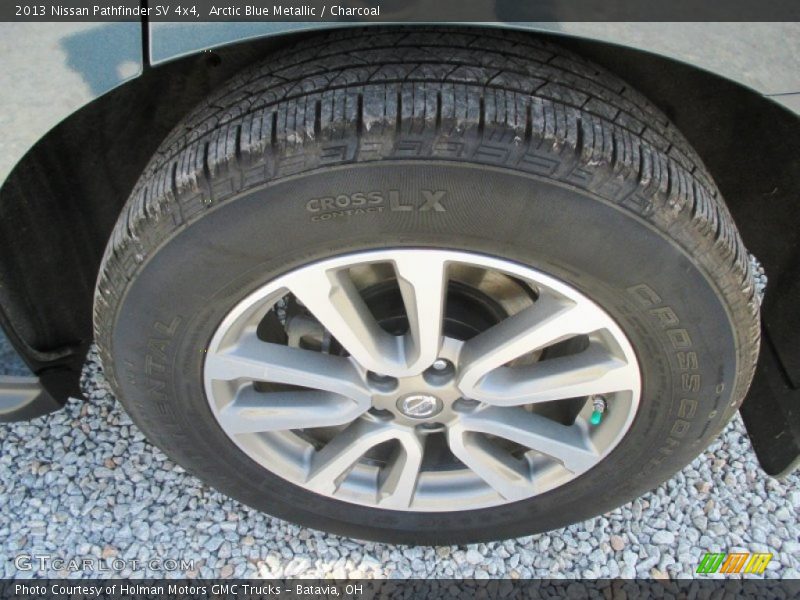 Arctic Blue Metallic / Charcoal 2013 Nissan Pathfinder SV 4x4