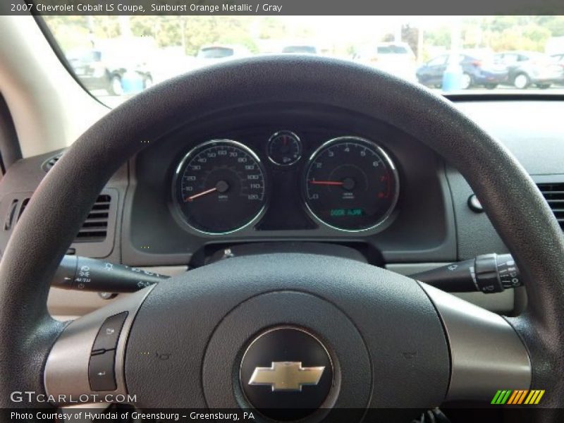 Sunburst Orange Metallic / Gray 2007 Chevrolet Cobalt LS Coupe