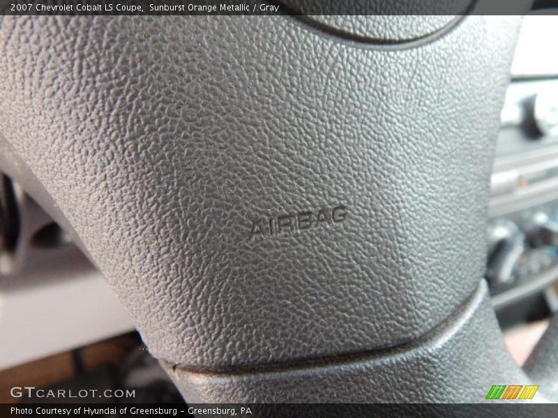 Sunburst Orange Metallic / Gray 2007 Chevrolet Cobalt LS Coupe