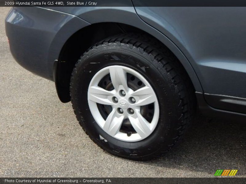 Slate Blue / Gray 2009 Hyundai Santa Fe GLS 4WD