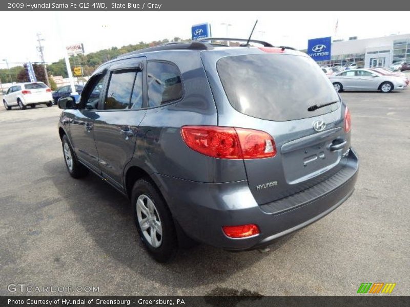 Slate Blue / Gray 2009 Hyundai Santa Fe GLS 4WD