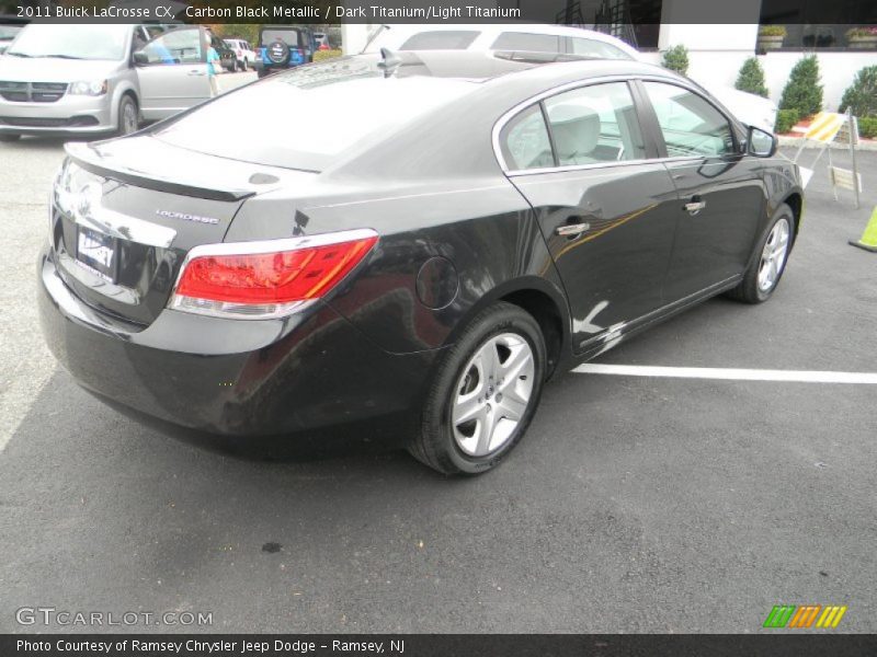 Carbon Black Metallic / Dark Titanium/Light Titanium 2011 Buick LaCrosse CX