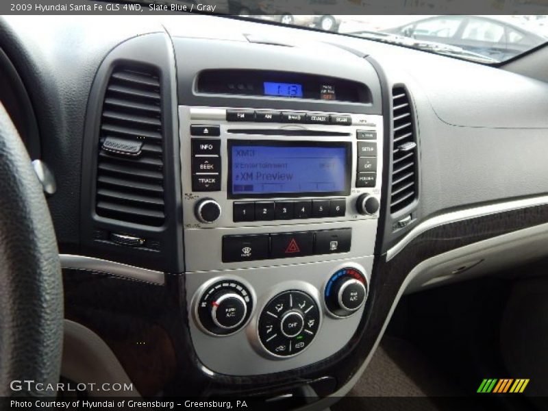 Slate Blue / Gray 2009 Hyundai Santa Fe GLS 4WD