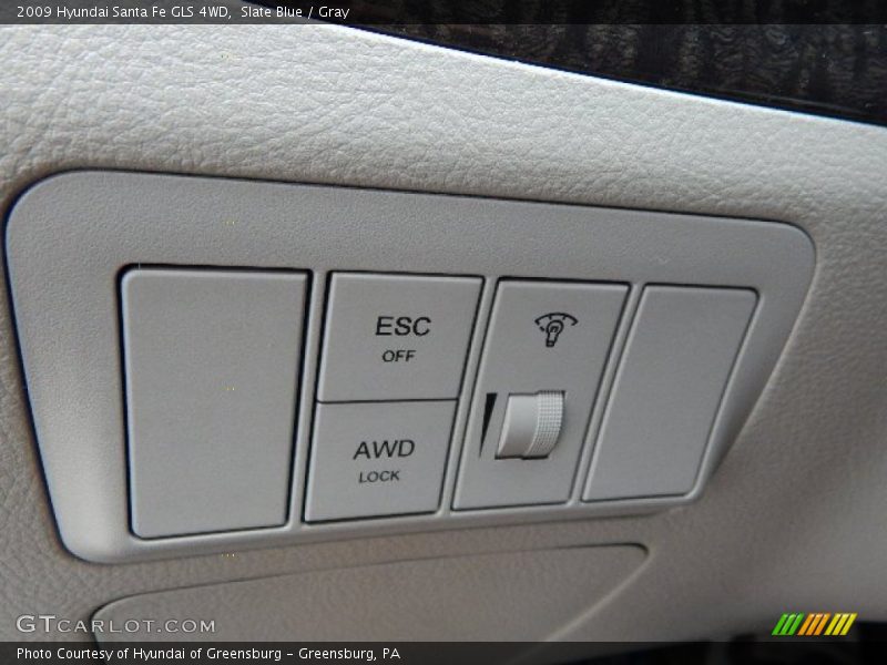 Slate Blue / Gray 2009 Hyundai Santa Fe GLS 4WD