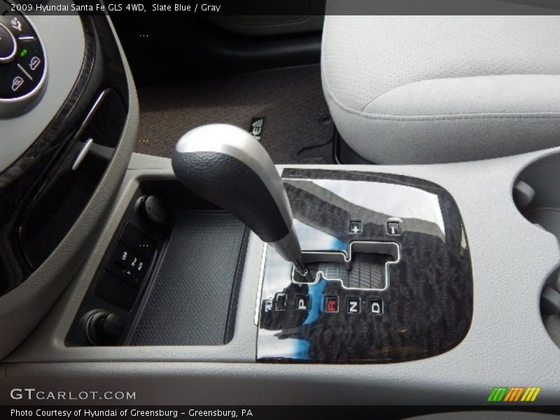 Slate Blue / Gray 2009 Hyundai Santa Fe GLS 4WD